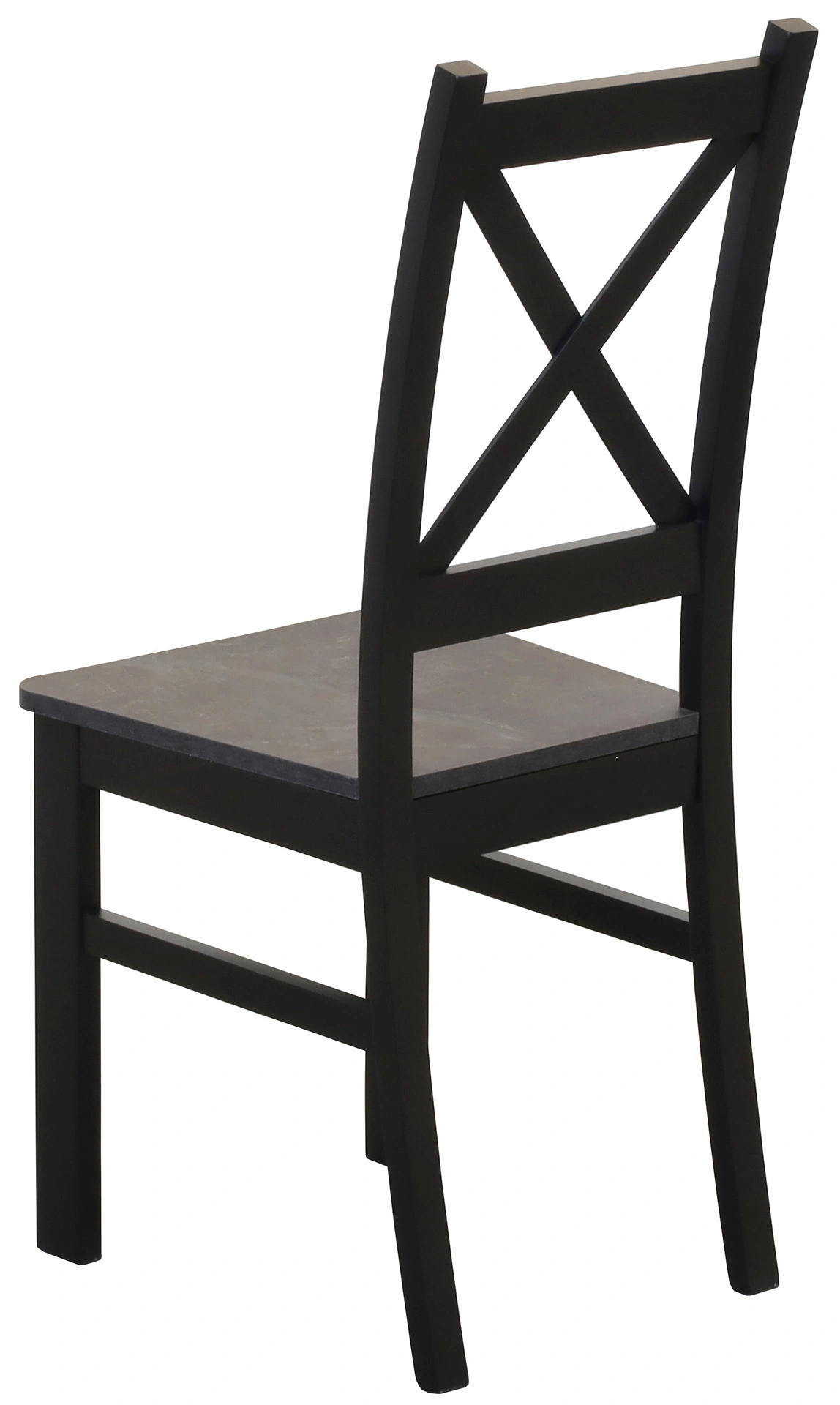 Set masa extensibila cu 4 scauneM001-4 Negru/Beton [6]