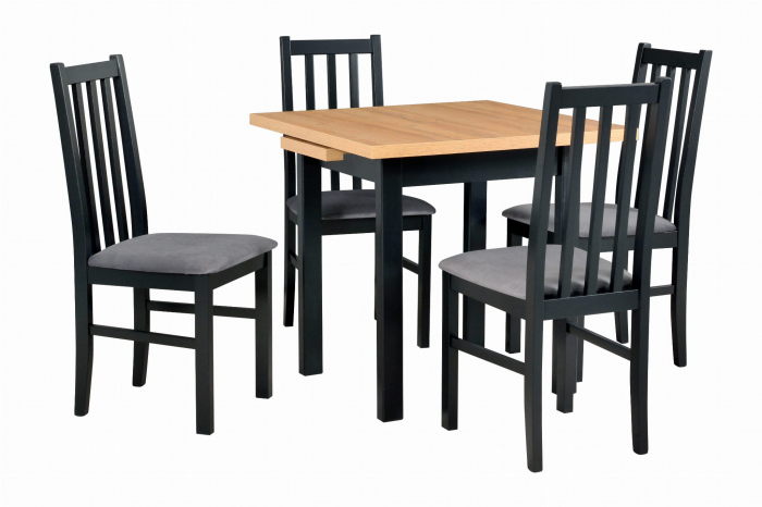 Set masa extensibila cu 4 scaune pentru bucatarie-living L010 [2]