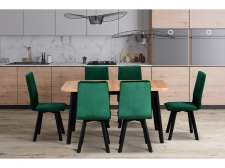 Masă Oslo 6, artisan/ negru [1]