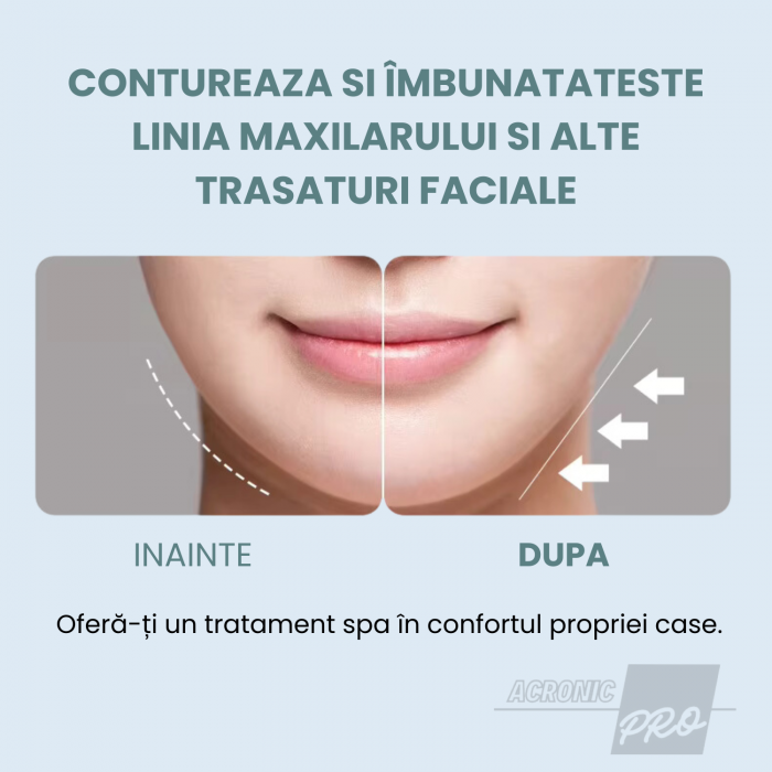 Aparat Facial AcronicPro Portabil, Ingrijirea Pielii, Frumusete si Sanatate, Pentru Indepartarea Ridurilor si a Petelor, Albastru [8]
