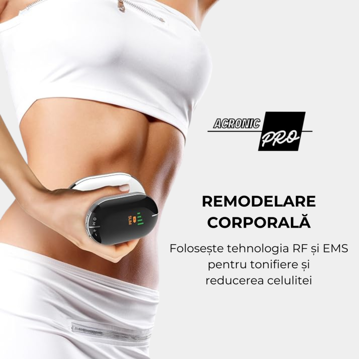 Aparat Remodelare Corporala AcronicPro RF EMS Fototerapie Alb [7]