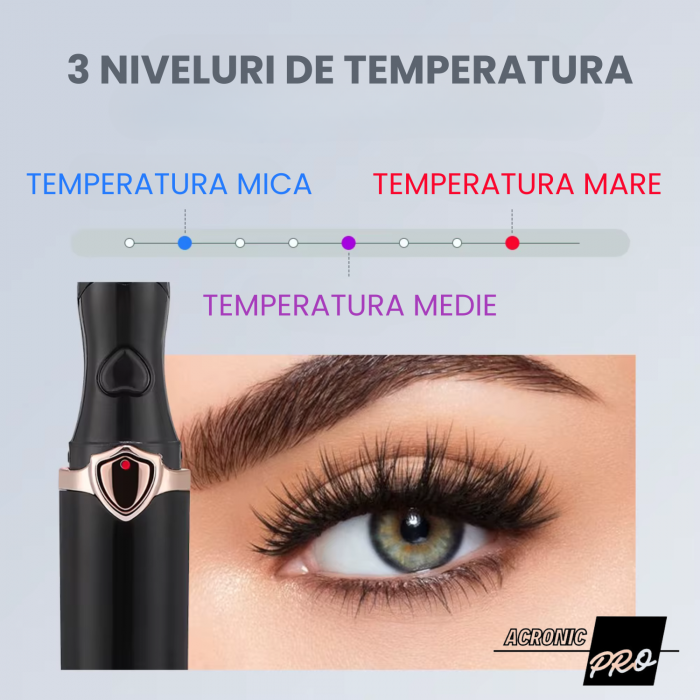 Ondulator Gene AcronicPro®, pentru Incalzirea si Ridicarea Genelor, Electric, Reincarcabil, Incalzire 50/65/80°C, 29g, 150mAh, Negru [6]