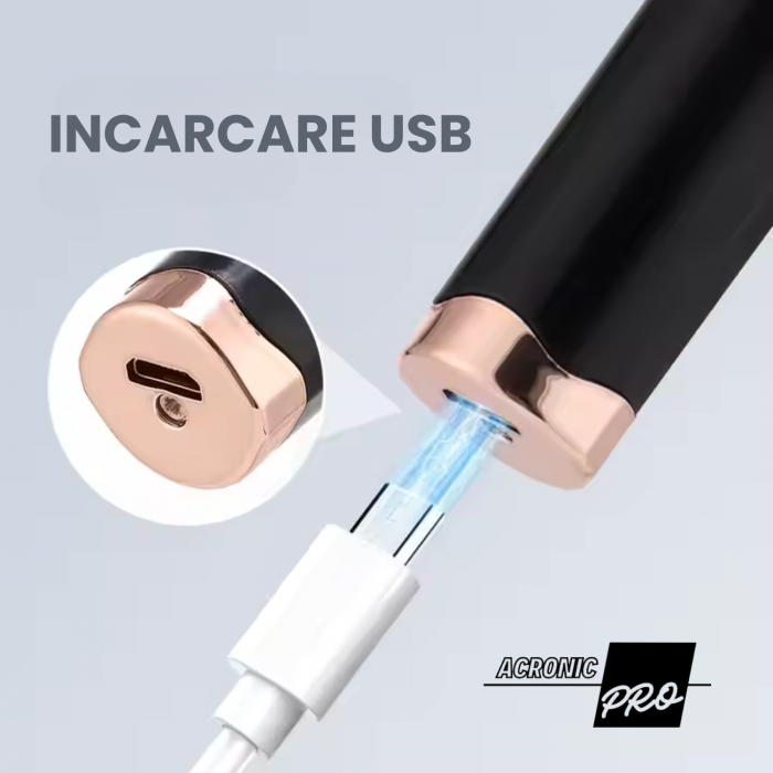 Ondulator Gene AcronicPro®, pentru Incalzirea si Ridicarea Genelor, Electric, Reincarcabil, Incalzire 50/65/80°C, 29g, 150mAh, Negru [8]