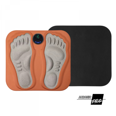 Aparat de Masaj pentru Picioare AconicPro, Electrostimulare, Incarcare USB, Wireless, Pentru Circulatia Sangelui si Ameliorarea Durerii, Maro [1]