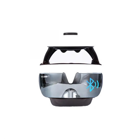 Produse - Aparat pentru Masaj AcronicPro, Bluetooth, Design Vizual Elegant, Masaj Precis, cu Perna de Aer, Pentru Cap, Temperatura Constanta, Pentru Relaxare, Alb
