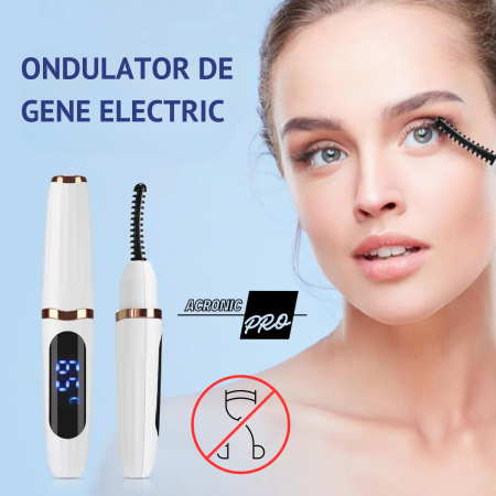 Aparat Portabil de Ondulare a Genelor AcronicPro, Reincarcabil, 3 Trepte de Incalzire, Alb [2]