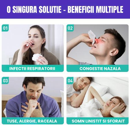 Benzi Nazale Magnetice AcronicPro, Anti Sforait, Respiratie Libera, Somn Odihnitor si Confort Sporit, Set Complet, Negru [7]