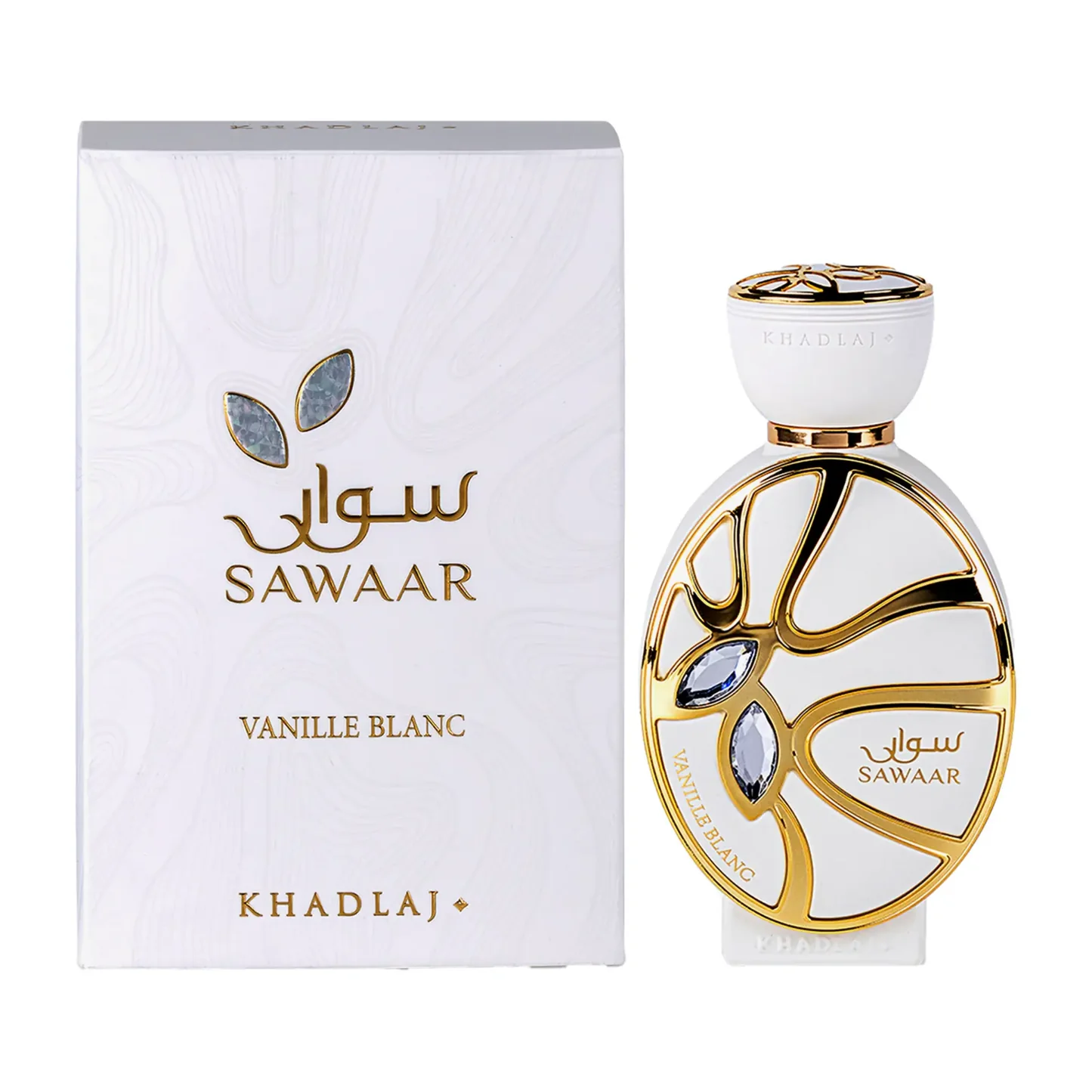 Apa de parfum Khadlaj Sawaar Vanille Blanc Extrait, 100 ml, pentru femei, aromă dulce, vanilată [2]
