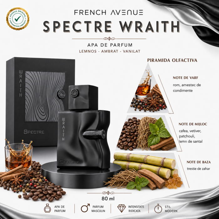 Apa de parfum French Avenue Spectre Wraith, 80 ml [2]