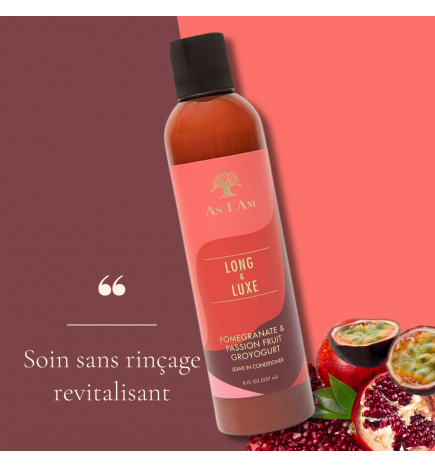 Balsam fara clatire Long & Luxe cu rodie si fructul pasiunii, As I Am, 237ml [3]