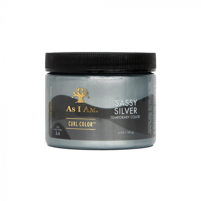 Gel colorant cu efect temporar, Argintiu (Cool Sassy Silver), As I Am, 182g [1]