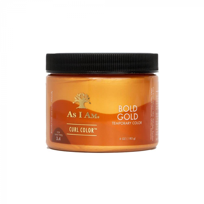 Gel colorant cu efect temporar, Auriu intens (Bold Gold), As I Am, 182g [1]