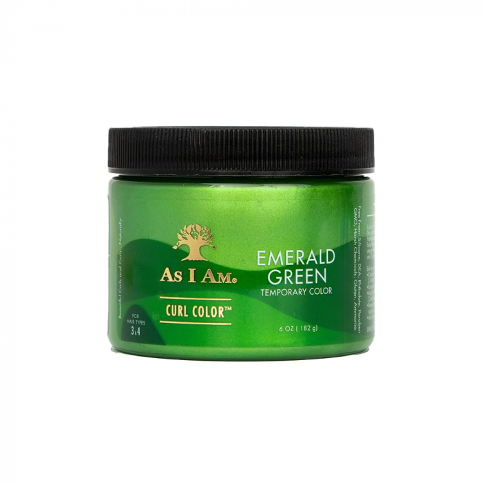 Gel colorant cu efect temporar, Verde Smarald (Emerald Green), As I Am, 182g [1]