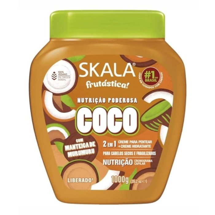 Masca de par cu extract de nuca de cocos, Skala, 1kg, pentru par cret [1]