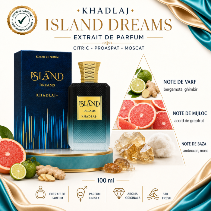 Extract de parfum Island Dreams, Khadlaj, 100ml [2]