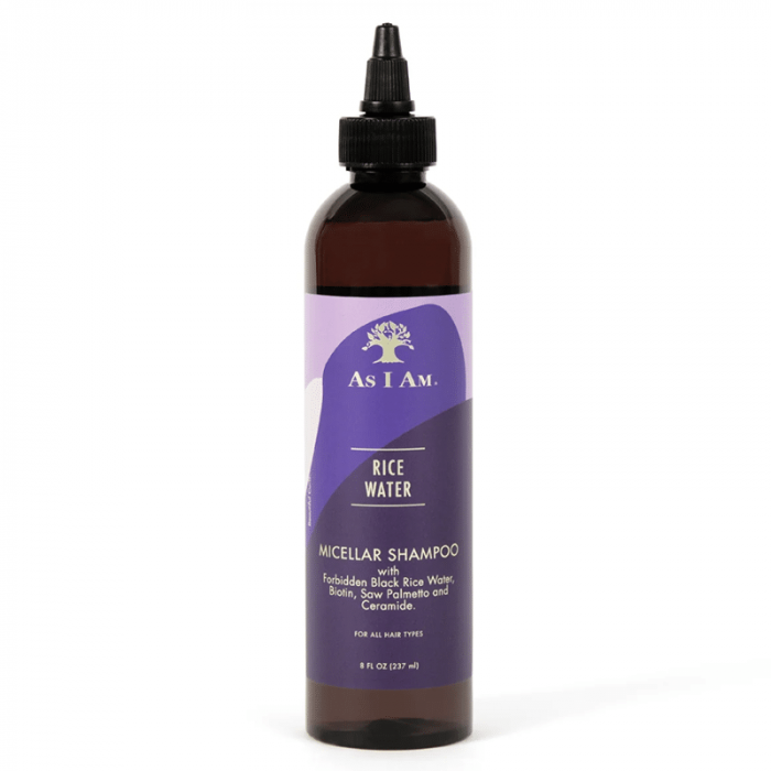 Sampon micelar cu apa de orez, As I Am, 237ml [1]