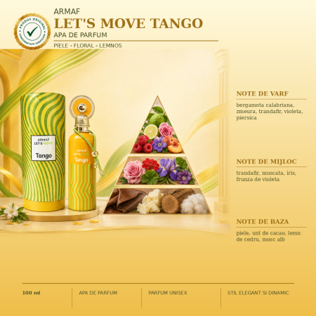 Apa de parfum Let's Move Tango, Armaf, 100 ml [1]