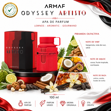 Apa de parfum Armaf Odyssey Artisto, Unisex, 100 ml [1]