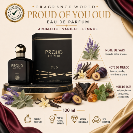 Proud of You Oud Fragrance World EDP Barbati 100 ml [1]