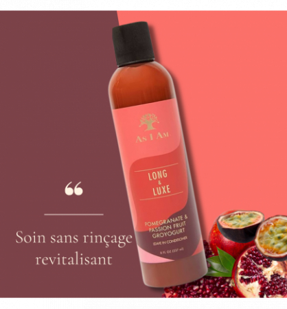 Balsam fara clatire Long & Luxe cu rodie si fructul pasiunii, As I Am, 237ml [2]