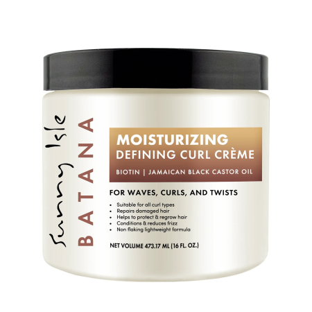 Produse pentru par - Crema de par cu Batana, Sunny Isle, 473ml, definitie bucle, hidratare intensa
