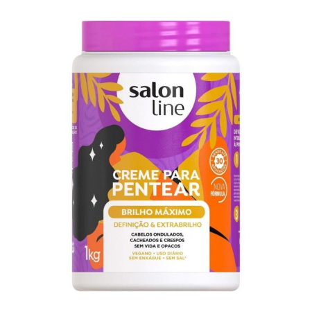 Produse pentru par - Crema de par pentru stralucire radianta Salon Line