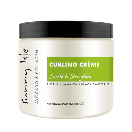 Produse pentru par - Crema pentru bucle Sunny Isle, Avocado & Colagen, 473ml, unisex, clasic