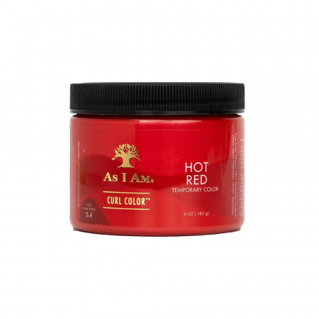 Produse pentru par - Gel colorant cu efect temporar, Rosu Aprins (Hot Red), As I Am, 182g