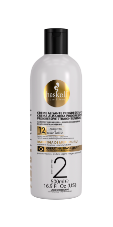 Kit Indreptare Progresiva  a parului Keratreat (Sampon Si Crema Indreptare), Haskell,500ml + 500ml [2]
