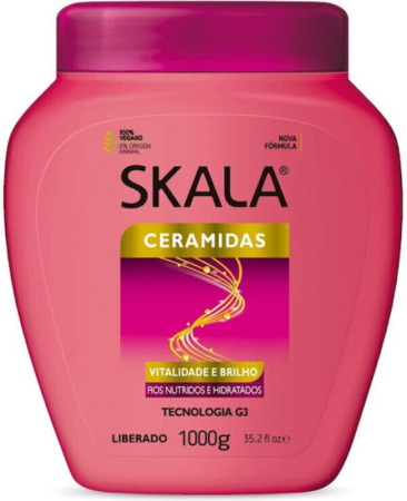 Produse pentru par - Mască de păr cu Ceramide Skala – Hidratare și Strălucire Intensă, 1 kg