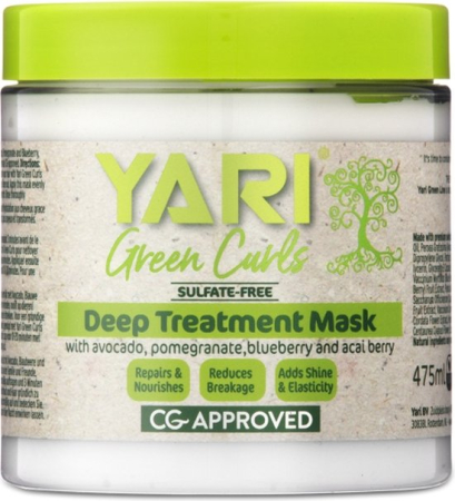 Produse pentru par - Masca tratament profund, Green Curls,525 ml, Yari