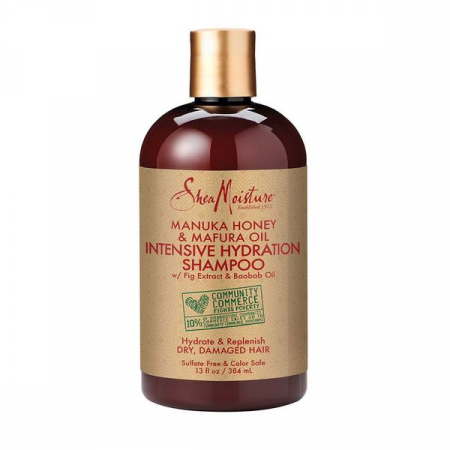 Sampoane - Sampon cu Miere de Manuka si ulei Mafura, Shea Moisture, 384ml