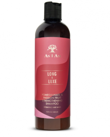 Produse pentru par - Sampon fortifiant cu rodie si fructul pasiunii, As I Am, 355ml