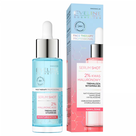 Seruri faciale - Ser facial cu acid hialuronic Eveline Cosmetics - hidratare intensa si anti-rid