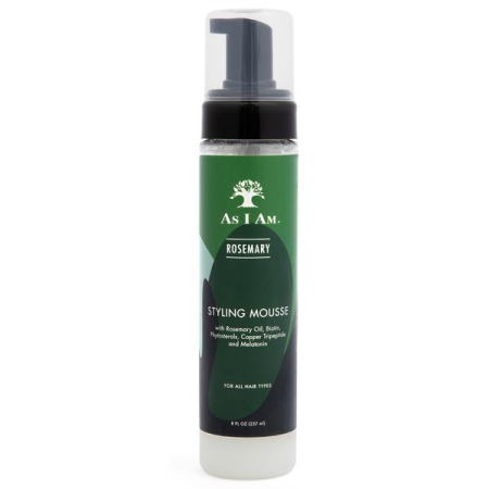 Produse pentru par - Spuma pentru coafare cu extras de rozmarin, As I Am, 237 ml