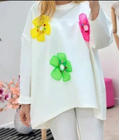 Femei - bluza cu flori