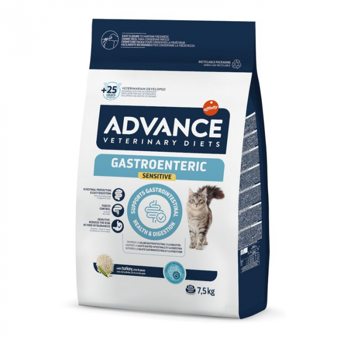 ADVANCE Adult Cat Gastroenteric Sensitive, Hrana Uscata Pisici Adulte, 7.5 Kg [2]