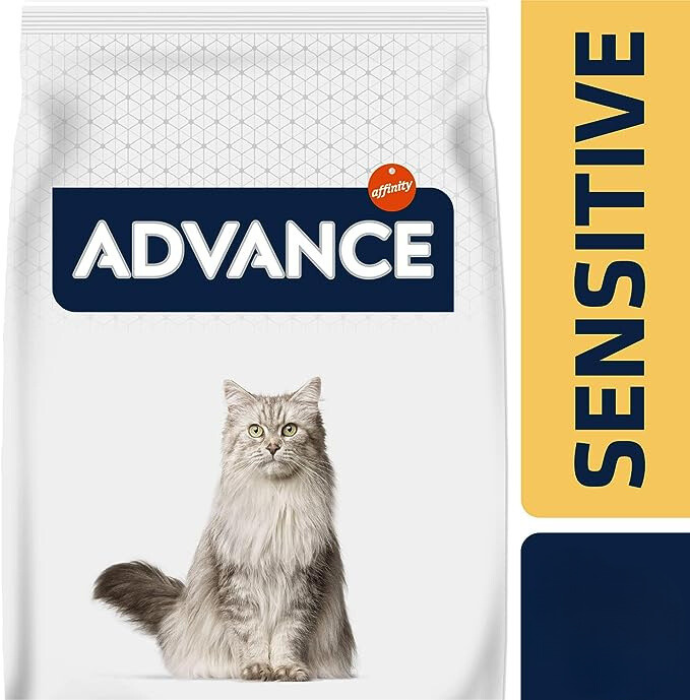 ADVANCE Adult Cat Sensitive Care Somon si Orez, Hrana Uscata Pisici Adulte, 10 Kg [2]