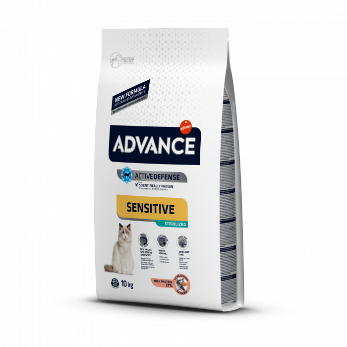 ADVANCE Adult Cat Sensitive Care Sterilized Somon, Hrana Uscata Pisici Adulte, 10 Kg [2]