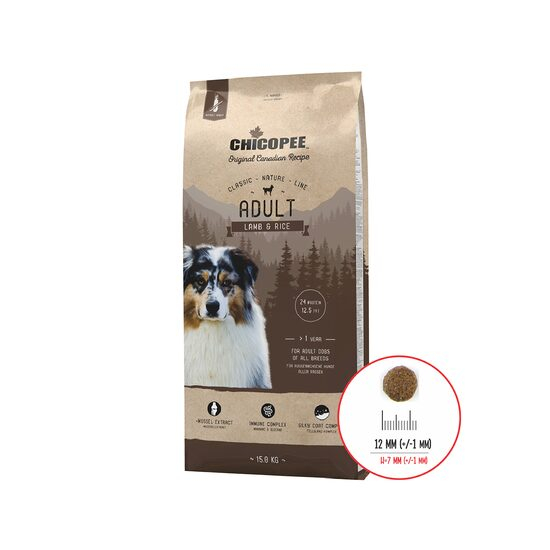 Chicopee Classic Nature Line Adult Miel si Orez, Hrana Uscata Caini Adulti, 15 Kg [2]