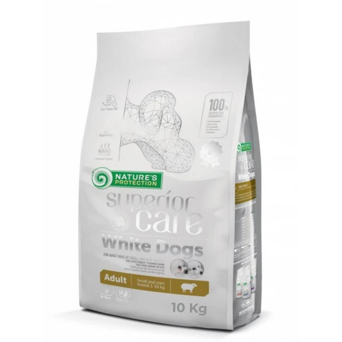 NATURES PROTECTION Superior Care White Dogs Small & Mini Adult Grain Free, Miel, 10 kg [2]