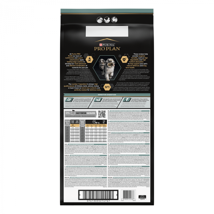 PURINA PRO PLAN Medium Puppy Sensitive Digestion, Hrana Uscata Caini Junior Talie Medie cu Miel, 12kg [2]
