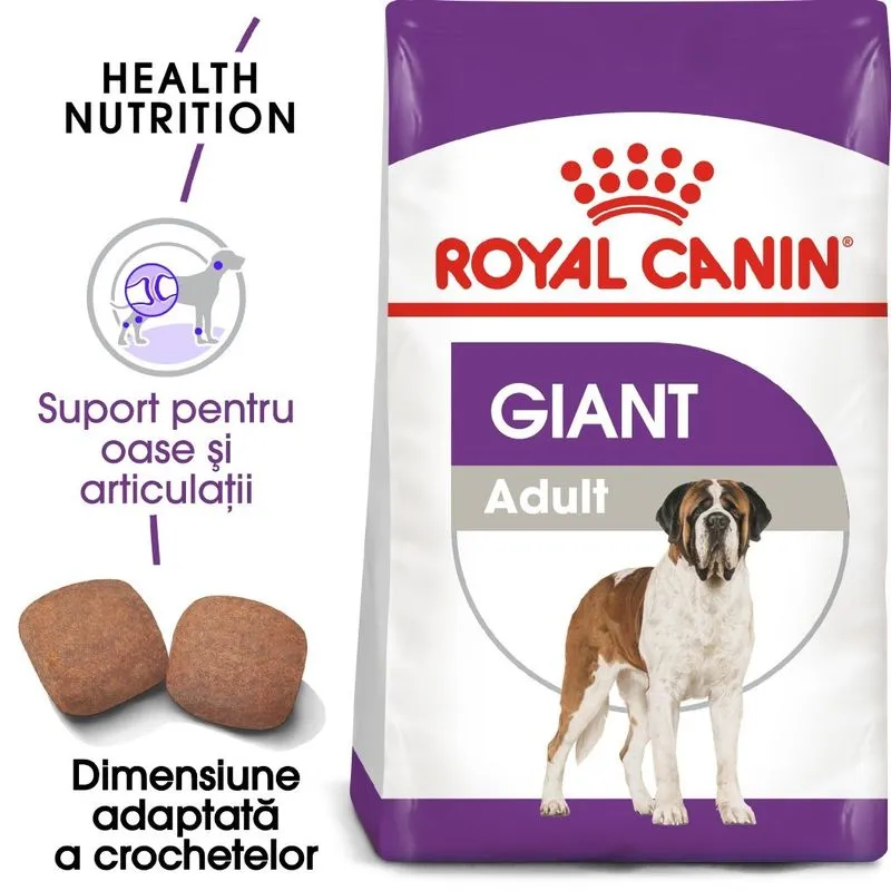 Royal Canin Giant Adult, Hrana Uscata Caini Adulti Talie Foarte Mare, 15 kg [2]