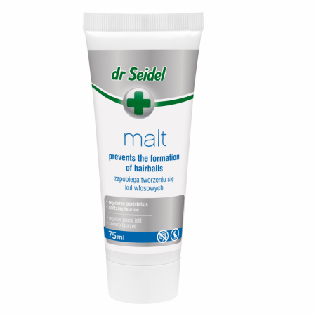 Diverse - Dr. Seidel Pasta Malt, Supliment Nutritiv pentru Prevenirea Ghemotoacelor de Par, Pisici, 75 ml