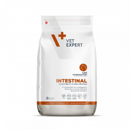 Hrană dietetică uscată pisici - 4T Intestinal Cat, Hrana Uscata Pisici Adulte, 2 kg