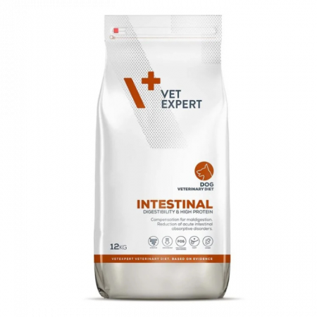 CÂINI - 4T Intestinal Dog, Hrana Uscata Caini Adulti, 12 kg