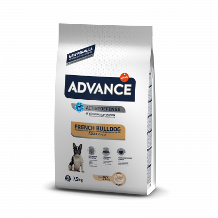Hrană uscată câini - ADVANCE Adult Dog Bulldog Francez, Hrana Uscata Caini Adulti, 7.5 kg