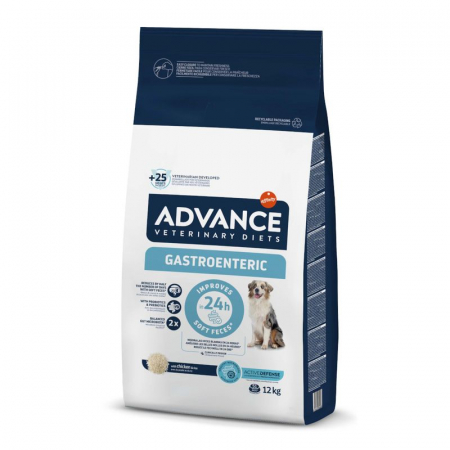 Hrană dietetică uscată câini - ADVANCE Dog Gastroenteric, Hrana Uscata Caini Adulti, 12 kg