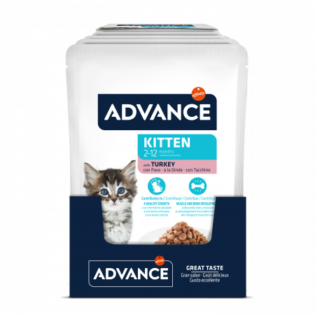 ADVANCE Kitten Hrana Umeda cu Curcan 85g [1]