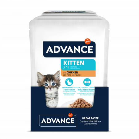 ADVANCE Kitten Hrana Umeda cu Pui 85g [1]